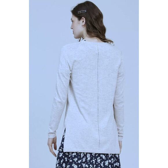 FAT FACE DARCEY Cardigan Sweater Light Weight 100% Cotton Pure WHITE Sz 8 NWT - Picture 9 of 14